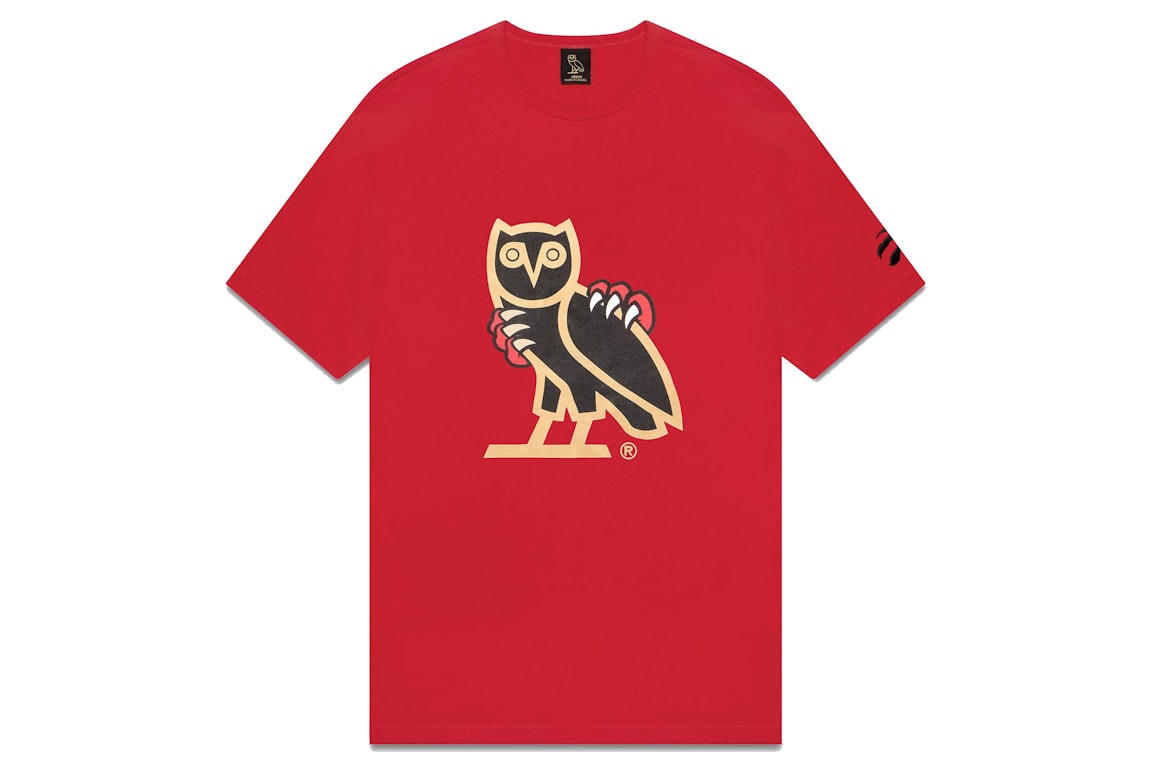 Pre-owned Ovo Jurassic Park Og Owl T-shirt Red