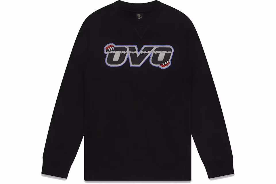 OVO Jurassic Park Runner Crewneck Black