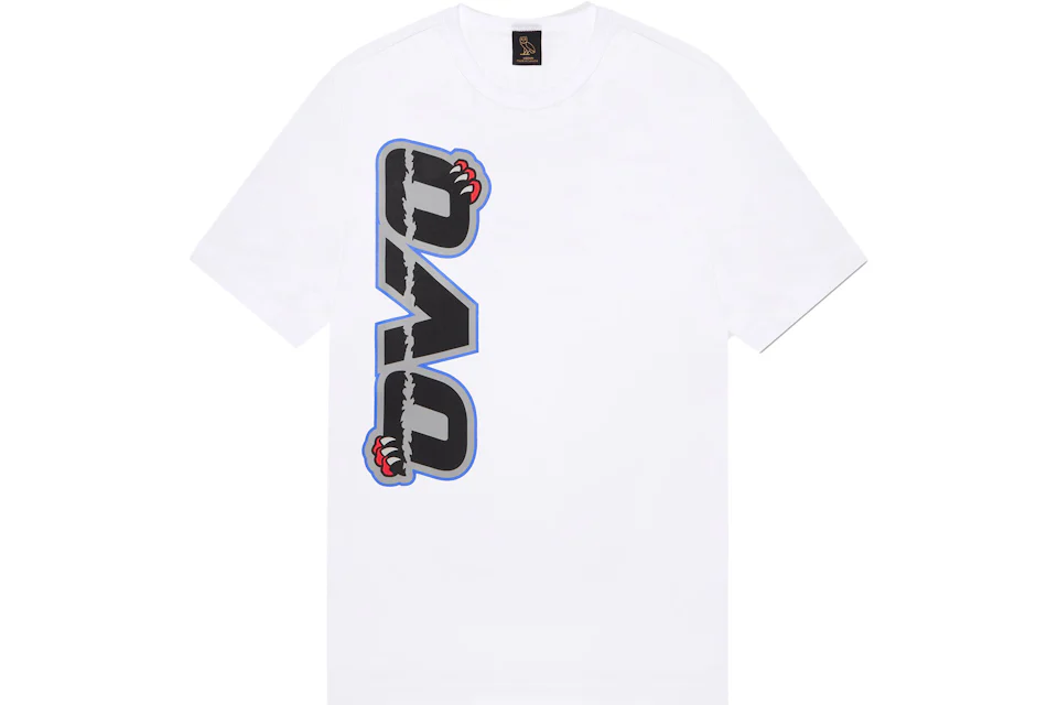 OVO Jurassic Park Runner T-shirt White Men's - FW21 - US