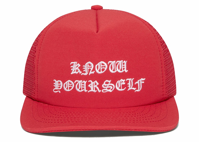 OVO Know Yourself Trucker Hat Red - SS22