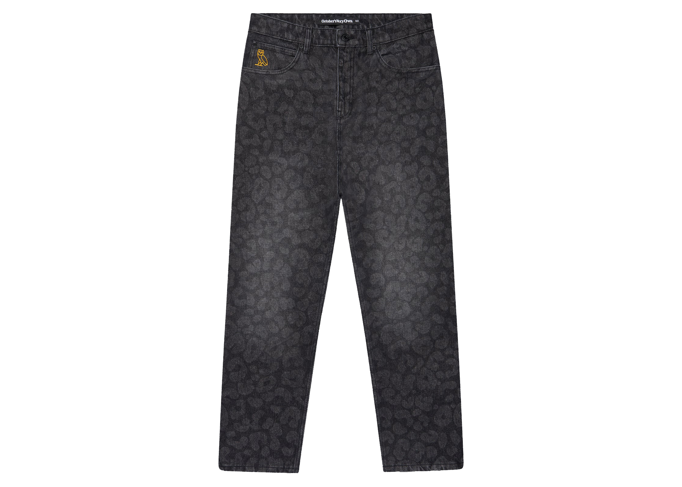 Tropics Leopard Denim Jeans (Black snow) – Today's Man Shop