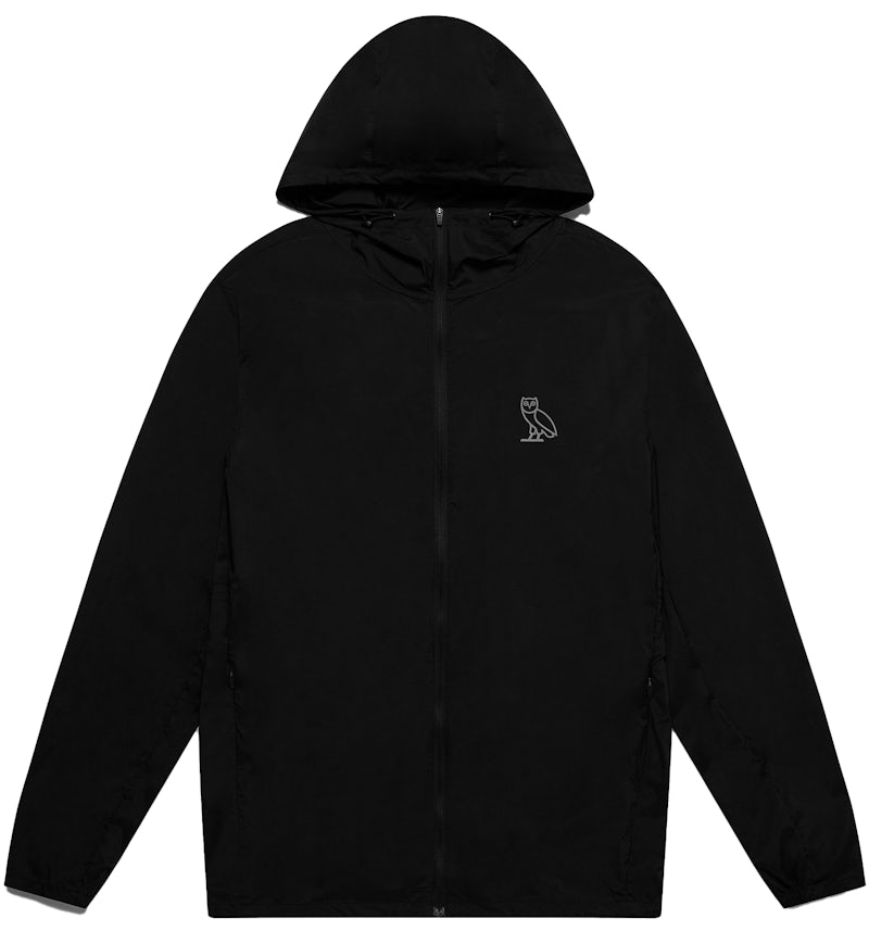 OVO Chaqueta de Running Ligera Negro Hombre SS21 US