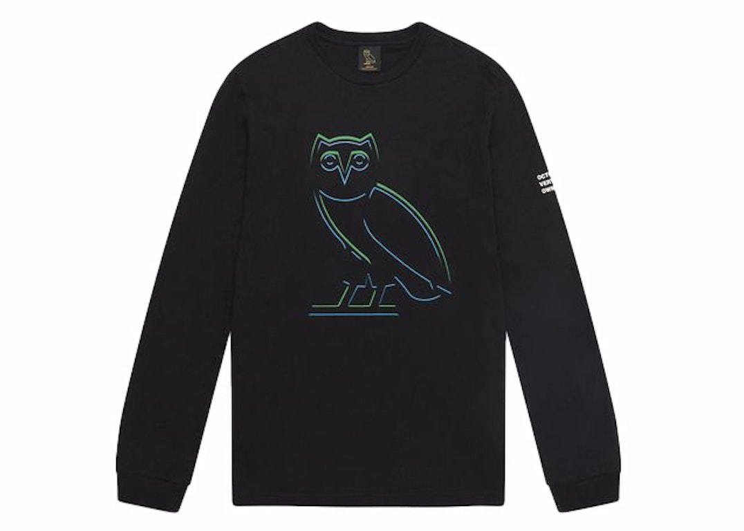 Pre-owned Ovo Liquid Owl L/s Shirt Black