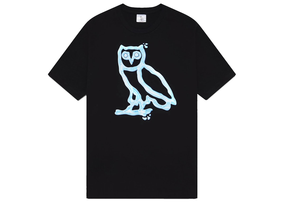 Pre-owned Ovo Liquid Owl T-shirt Black