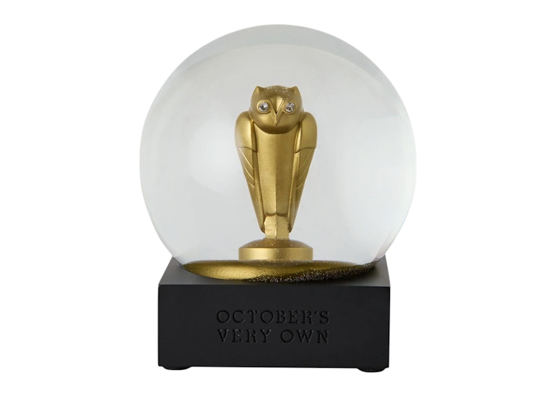 OVO Logo Snowglobe Black/Gold