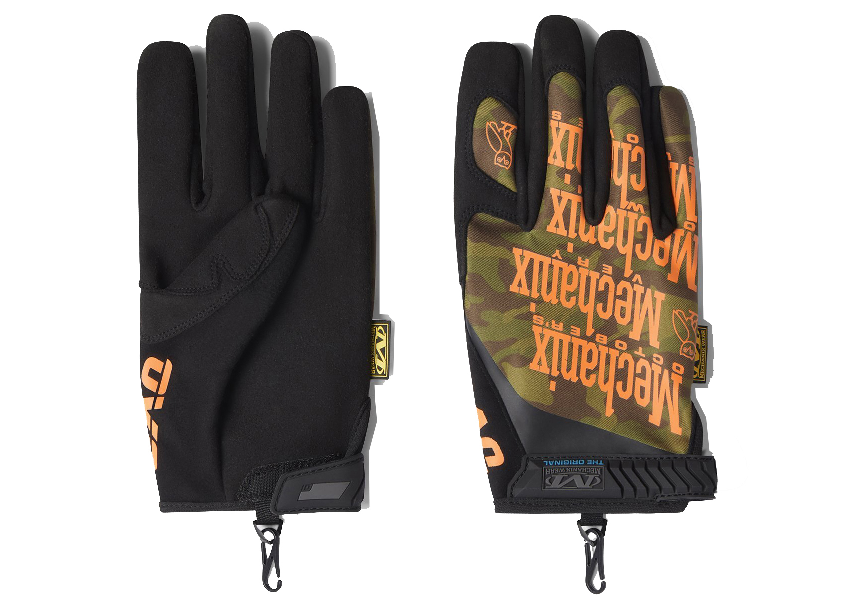 BAPE Color Camo Mechanix Wear Gloves Navy