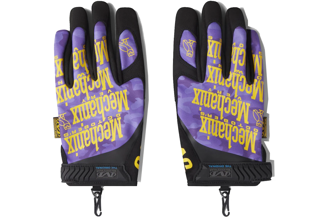 OVO Mechanix Original Gloves Purple Camo