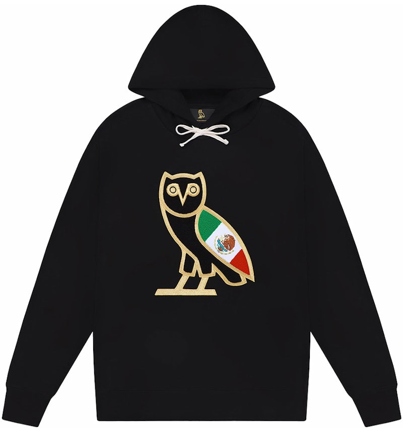Sweatshirt Sudadera Ovo OVO Mexico OG Owl Hoodie Black Men's SS24 US