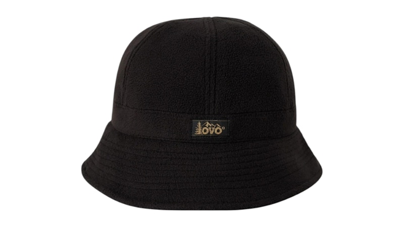 OVO Microfleece Bucket Hat Black