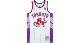 OVO Mitchell And Ness '95 Raptors Basketball Jersey White/Purple