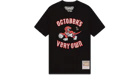 OVO Mitchell And Ness '95 Raptors Draft Day T-Shirt Black