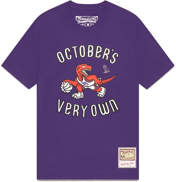 OVO / Mitchell & Ness '95 Raptors OG Owl T-Shirt (Red)