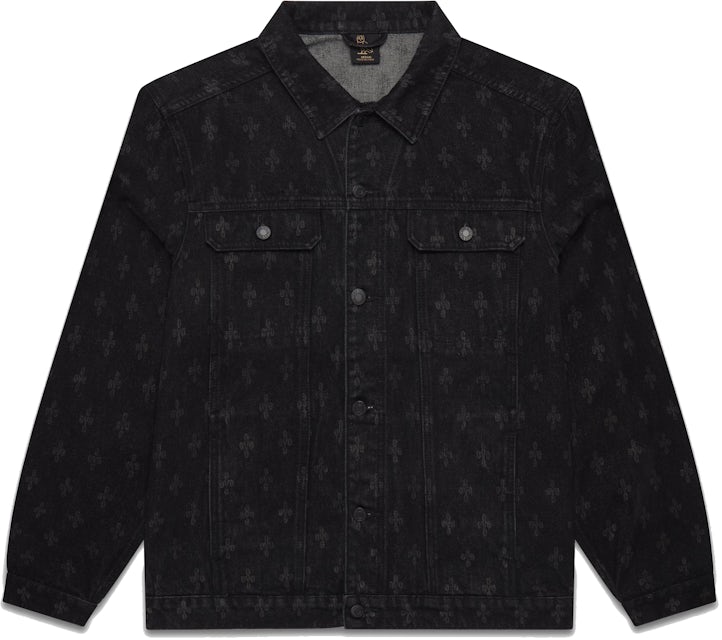 Louis Vuitton Monogram Padded Denim Jacket Indigo. Size 60