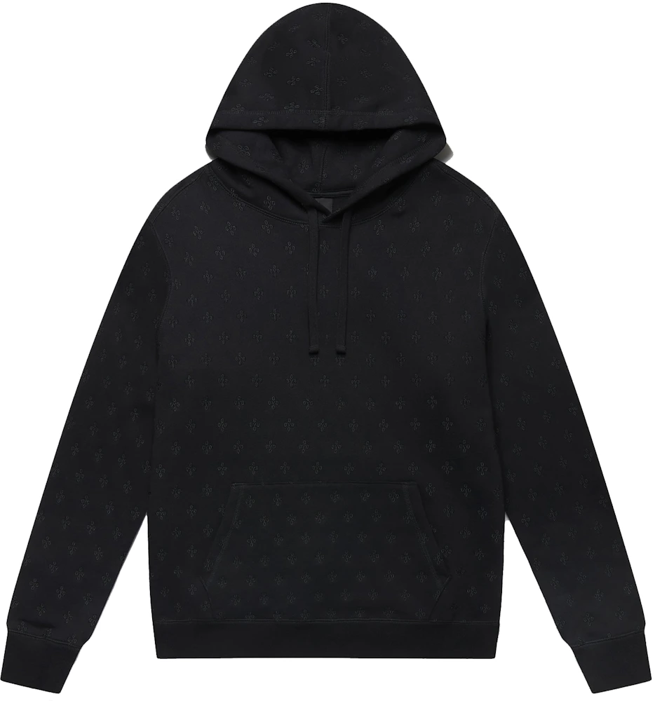 black monogram hoodie