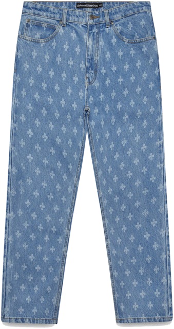 Louis Vuitton Monogram Bandana Baggy Fit Denim Shorts Indigo/White Men's -  SS22 - GB