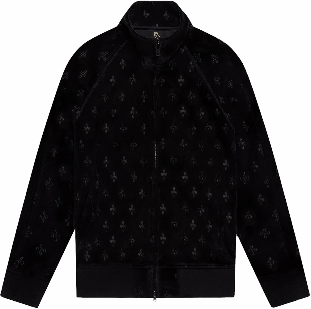Louis Vuitton 2018 Velour Monogram Track Jacket - Black Outerwear, Clothing  - LOU266609