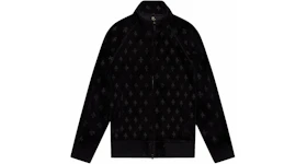 OVO Monogram Velour Track Jacket Black