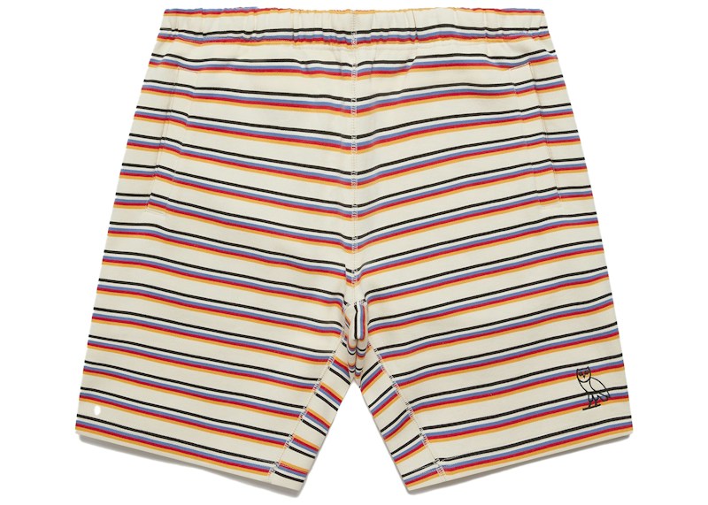 OVO Multi-Stripe Short Cream