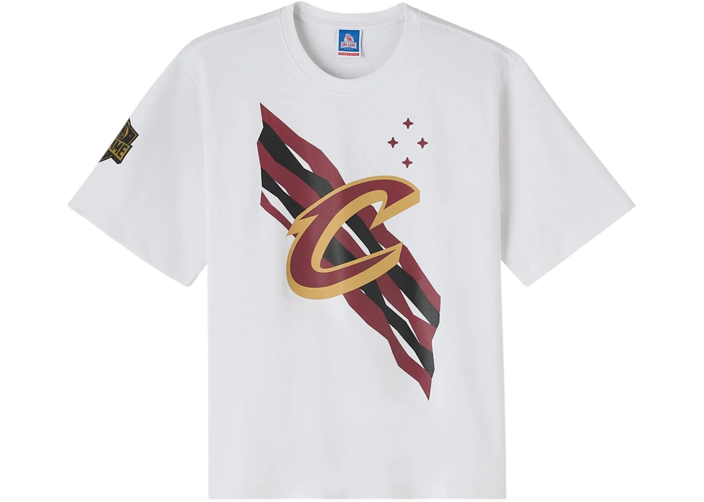 OVO NBA Cleveland Cavaliers T-Shirt White Men's FW25 US