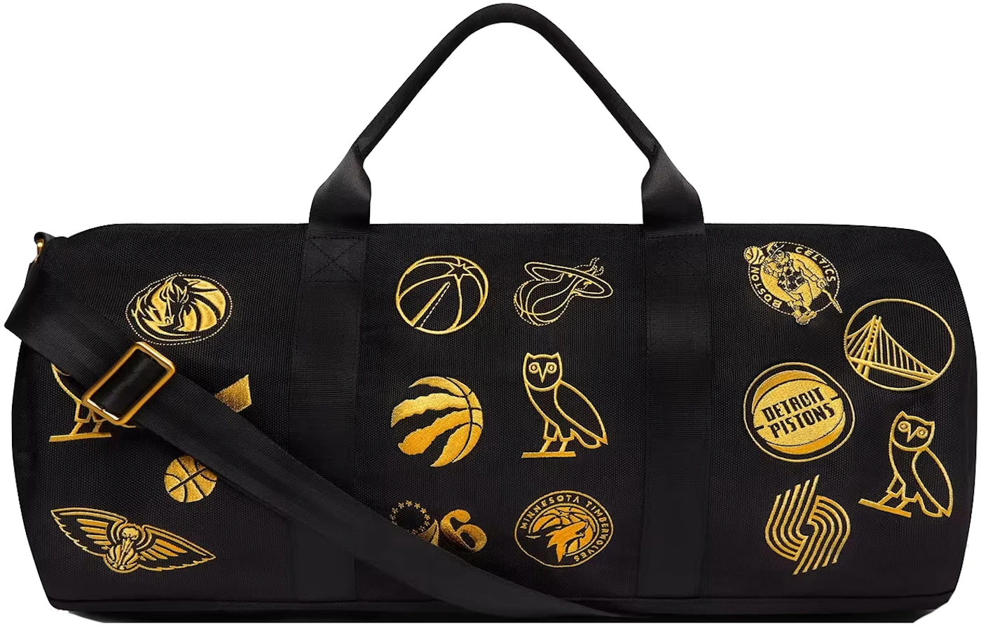 OVO NBA Team Icons Duffle Bag Black