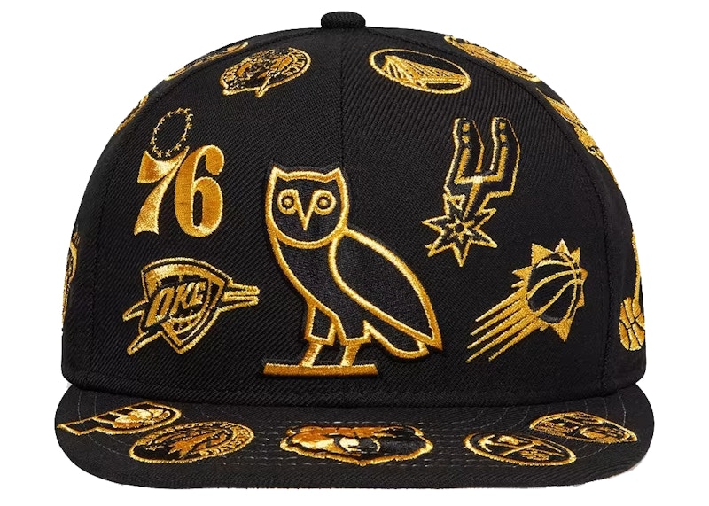 OVO NBA Team Icons New Era 59Fifty Black Men's - FW22 - US