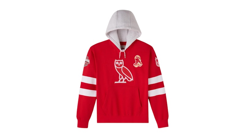 OVO NHL Detroit Red Wings Hoodie Red Men's - FW25 - US