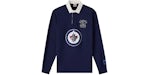Polo de rugby OVO NHL Jets de Winnipeg, bleu marine