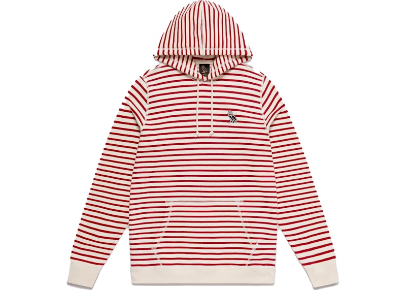 Ovo red store white hoodie