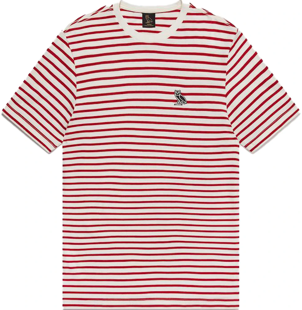 Kunde væbner Forsendelse OVO Nautical Stripe T-shirt Red - SS21 Men's - US