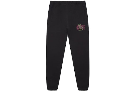 OVO Neon Light Sweatpant Black/Red