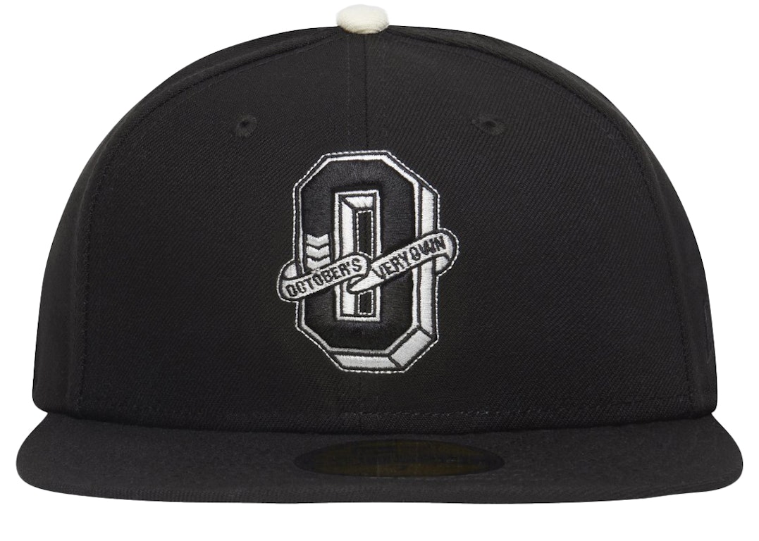 Pre-owned Ovo New Era Varsity Logo 59fifty Fitted Hat Black