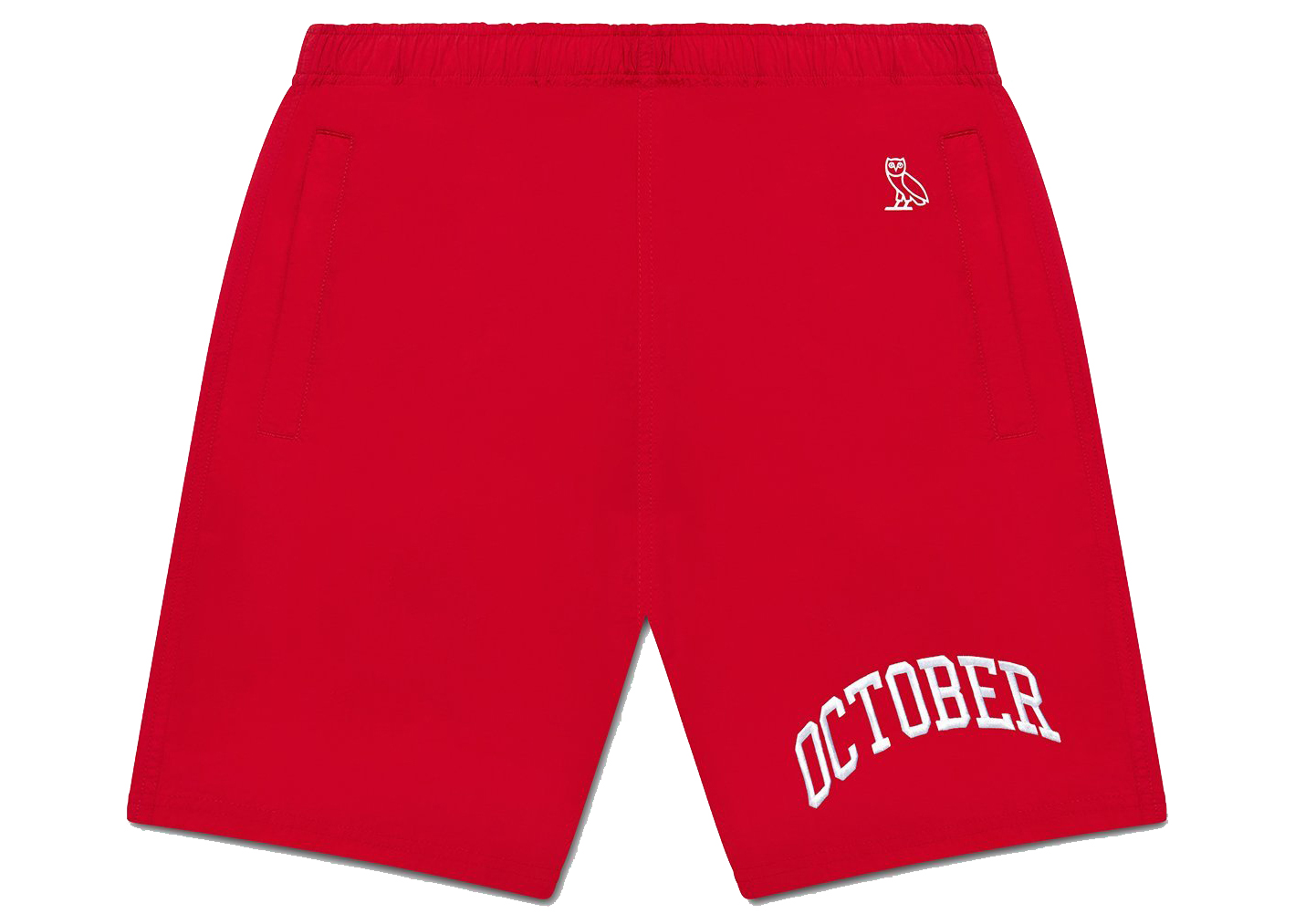 OVO October Arch Nylon Short Red Men's - SS21 - US