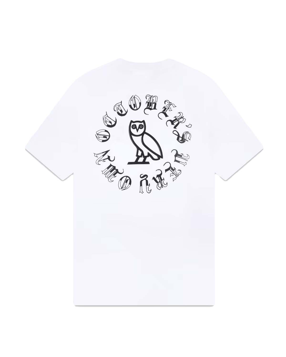 OVO Old English Wordmark T-shirt White メンズ - SS23 - JP