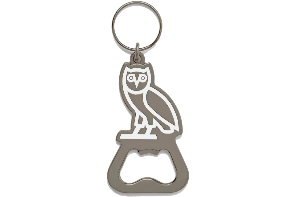 OVO Owl Bottle Opener Keychain Gunmetal