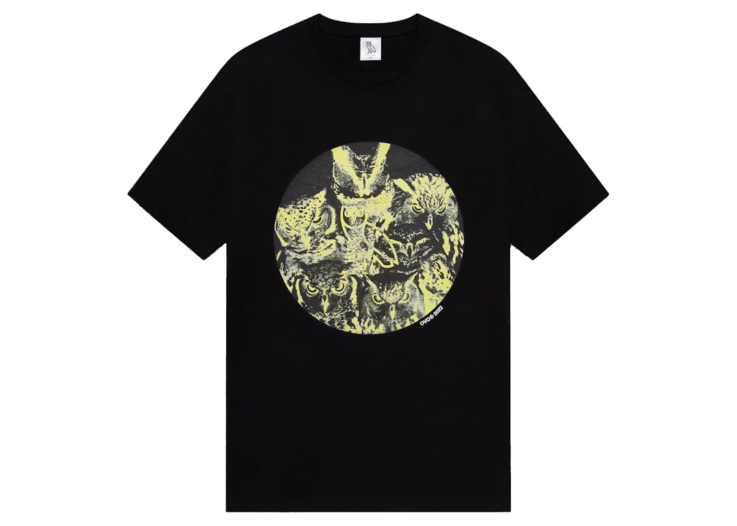 Pre-owned Ovo Owl Flock T-shirt Black