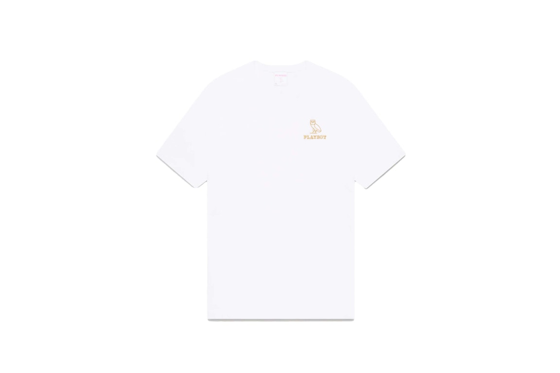 Pre-owned Ovo Playboy Classic Logo T-shirt White
