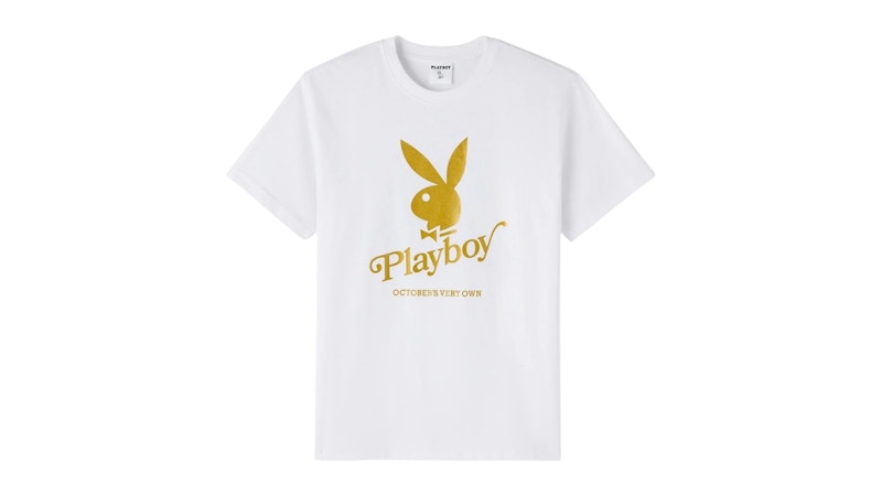 OVO Playboy Members T-Shirt White Men's - SS25 - US