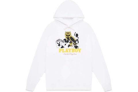 OVO Playboy Pin-Up Hoodie White Men's SS23 US