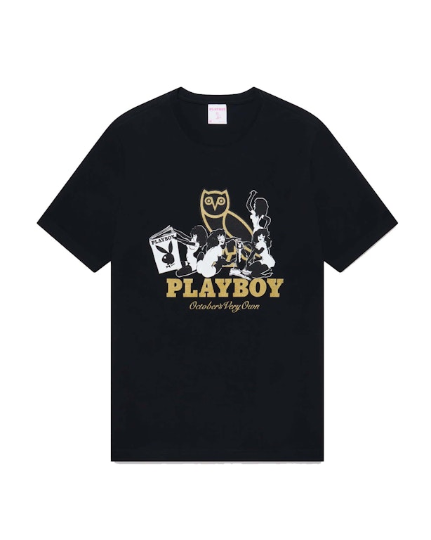 Pre-owned Ovo Playboy Pin-up T-shirt Black