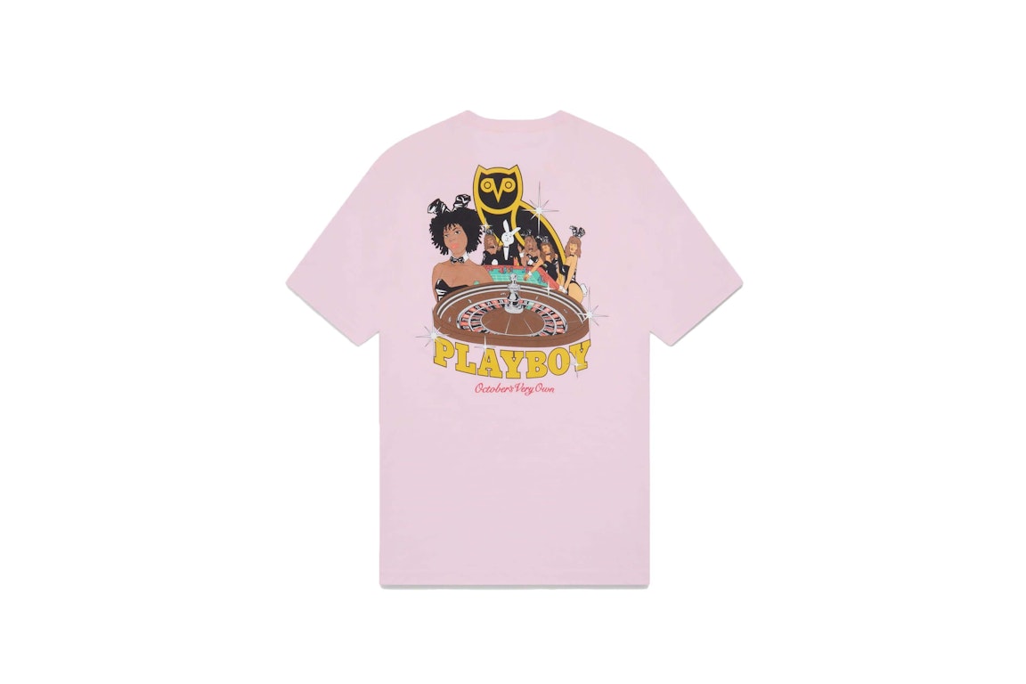 Pre-owned Ovo Playboy Roulette T-shirt Pink