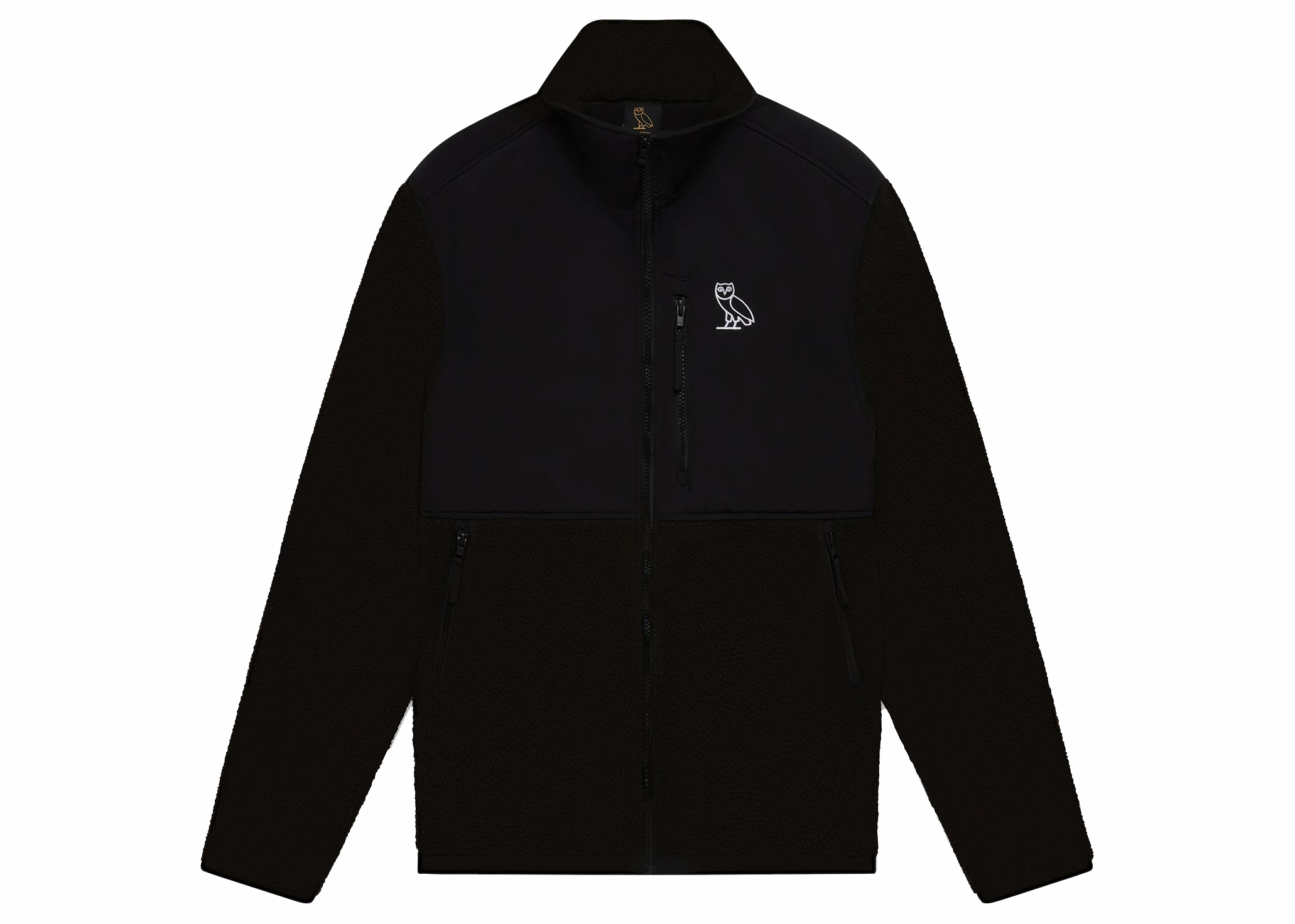 OVO Polartec Fleece Nylon Jacket Black Men's - SS22 - US