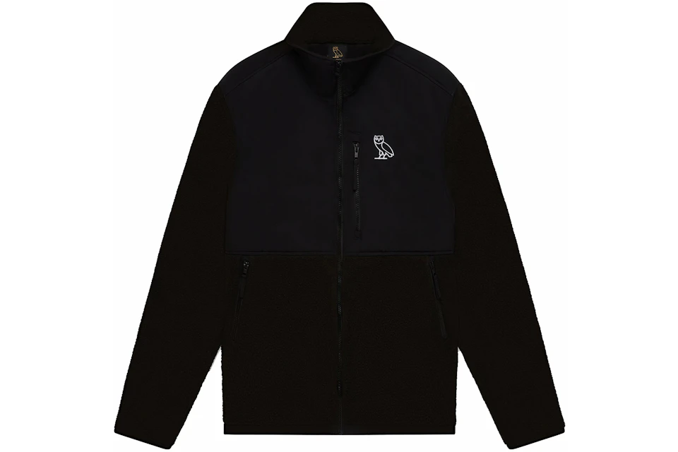 OVO Polartec Fleece Nylon Jacket Black