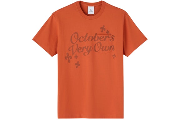 OVO Pom Pom Script Pocket T-Shirt Rust