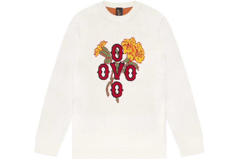 OVO Pompom Marigold Sweater Cream