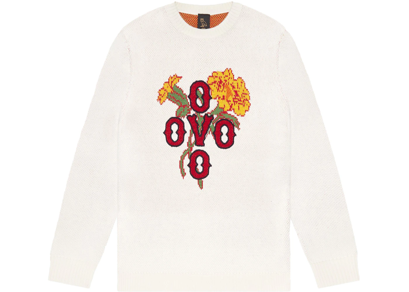 OVO Pompom Marigold Sweater Cream Men's - FW21 - US