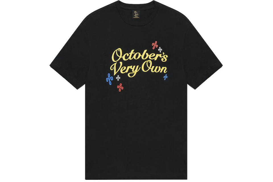 OVO Pompom Script T-shirt Black