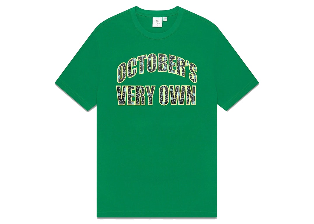 Pre-owned Ovo Power And Respect Arch T-shirt Green