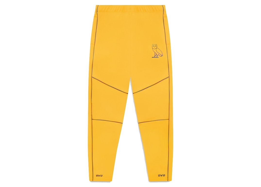 Pre-owned Ovo Reflective Piping Pant Yellow
