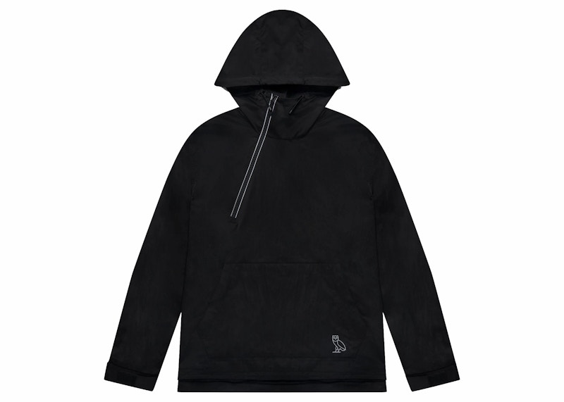 OVO Reflective Zip Anorak Black