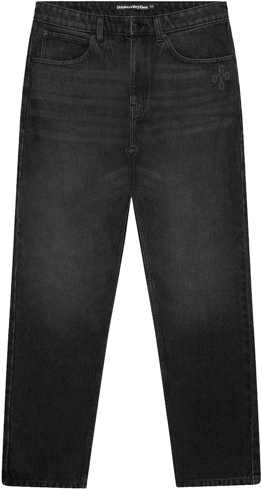 OVO Relax Fit Denim Washed Black Men's - SS22 - US